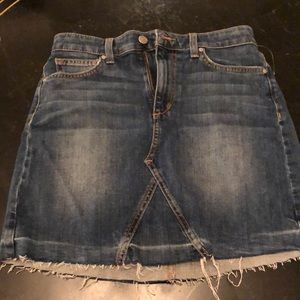Denim cut off skirt in mint condition